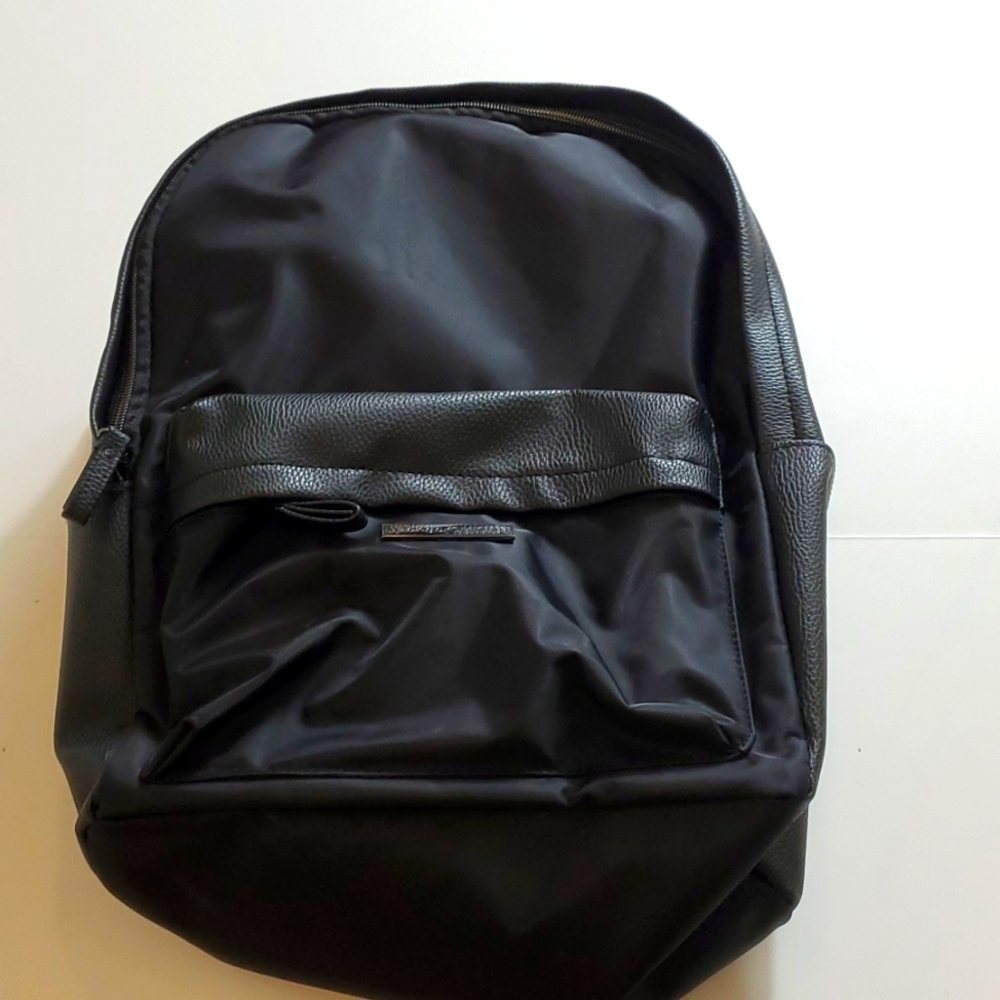 Tanger Outlet black nylon backpack